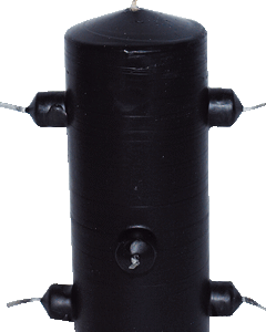 velón 7 mechas puk negro