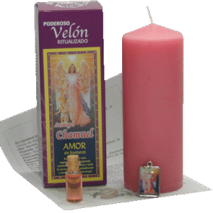 Velón Caja Arcángel Chamuel