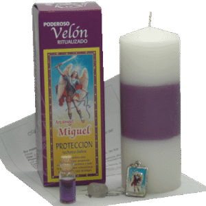 Velón Caja Arcángel Miguel