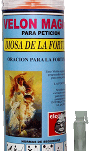 Velón Propósito Diosa de la Fortuna