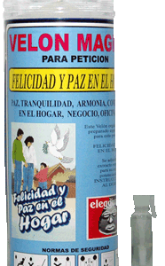 Velón Propósito Felicidad y Paz en el Hogar