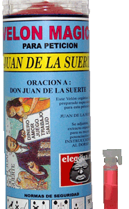 Velón Propósito Juan de la Suerte