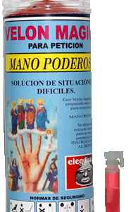 Velón Propósito Mano Poderosa