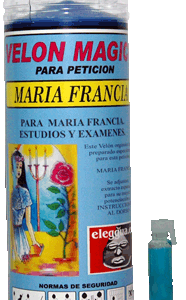 Velón Propósito Maria Francia