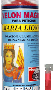 Velón Propósito Maria Lionza