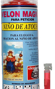 Velón Propósito Niño de Atocha
