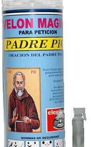 Velón Propósito Padre Pío