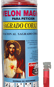 Velón Propósito Sagrado Corazón de Jesús