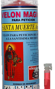 Velón Propósito Santa Muerte