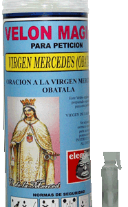 Velón Propósito Virgen Mercedes (Obatala)