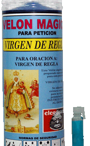 Velón Propósito Virgen de Regla