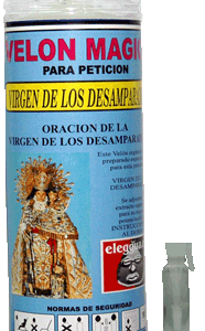 Velón Propósito Virgen de los Desamparados