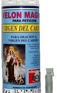 Velón Propósito Virgen del Carmen