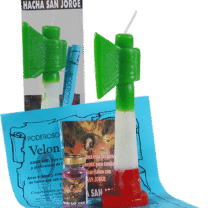 Velón Ritual Hacha de San Jorge contra Daños