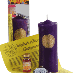 Velón Ritual Tetragrámaton