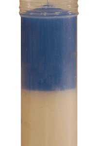 Velón Azul Blanco