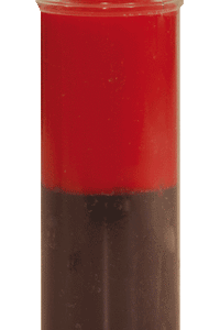 Velón Rojo Negro