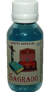 aceite especial sagrado